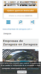 Mobile Screenshot of empresas-de-zaragoza.com